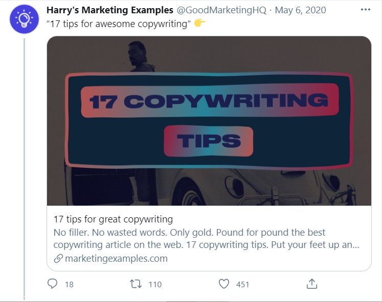 Harry Dry Twitter Marketing