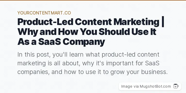 product-led content marketing
