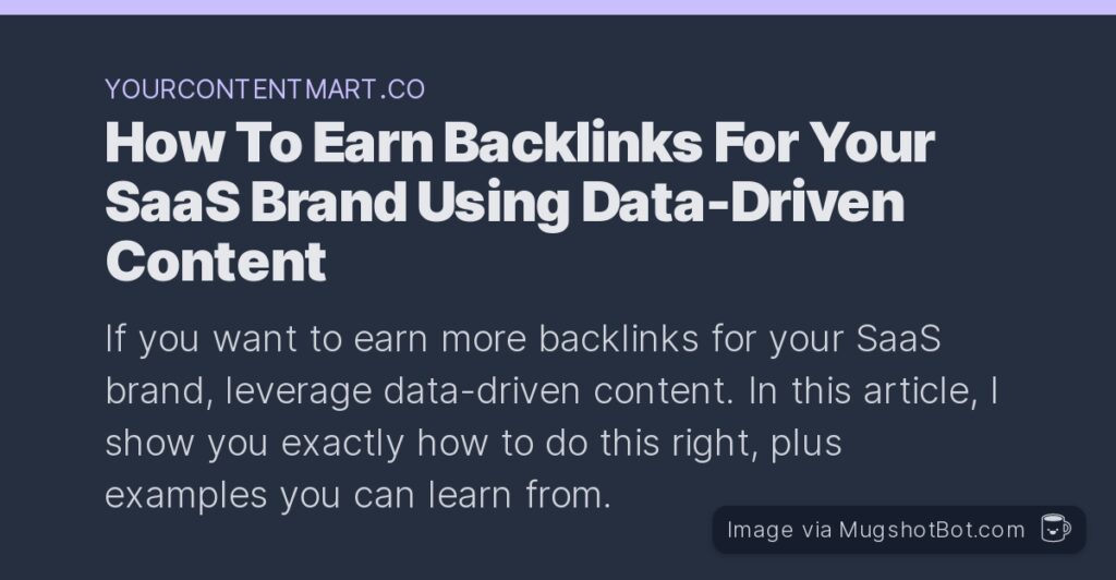 Data-driven content