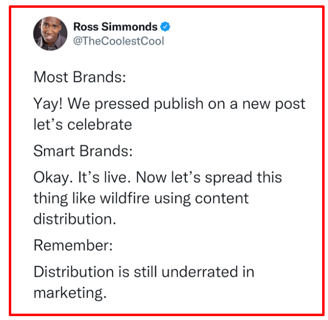 the founder and CEO of Foundation Marketing Tweet