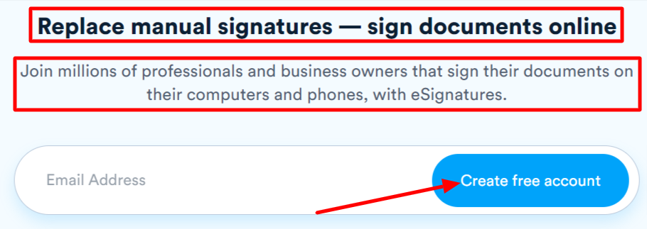 online signature CTA 2