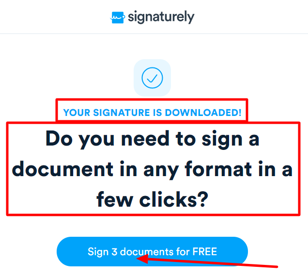 online signature CTA 4