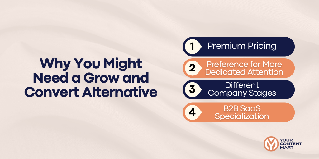 Why You Might Need a Grow and Convert Alternative