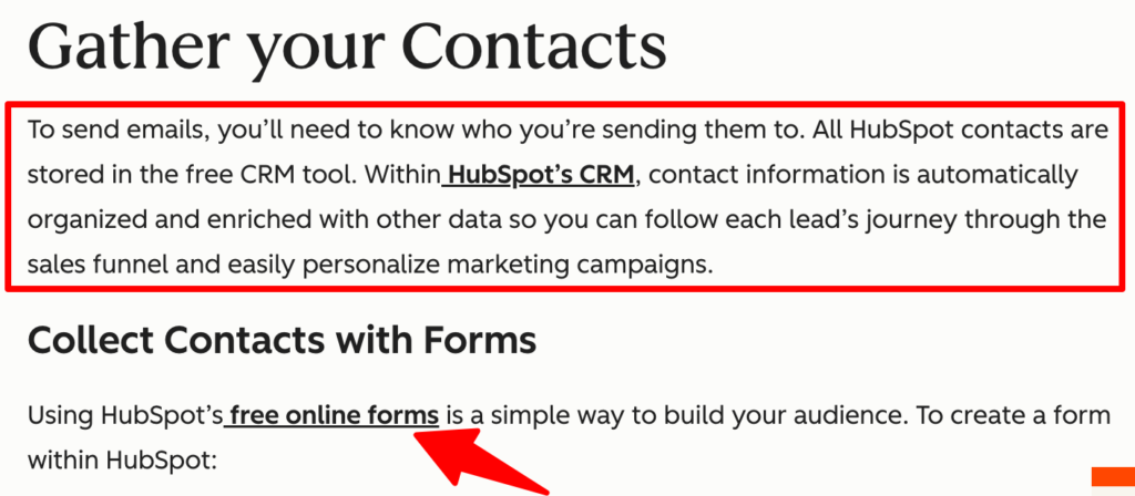 HubSpot's tutorial on email marketing with HubSpot