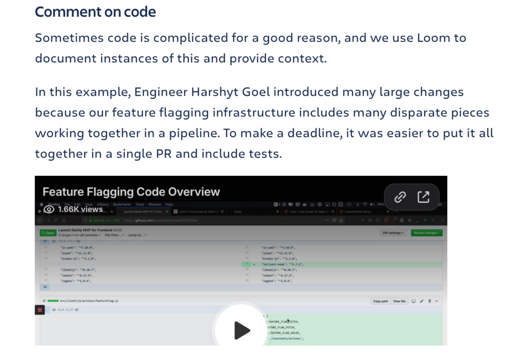 Feature flagging code review