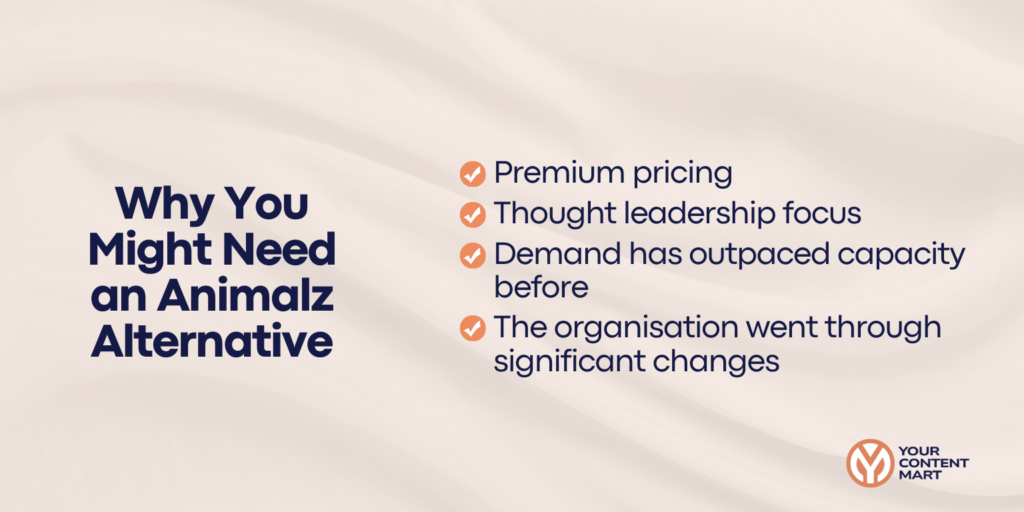 Why You Might Need an Animalz Alternative