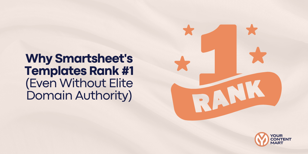 Why Smartsheet's Templates Rank #1